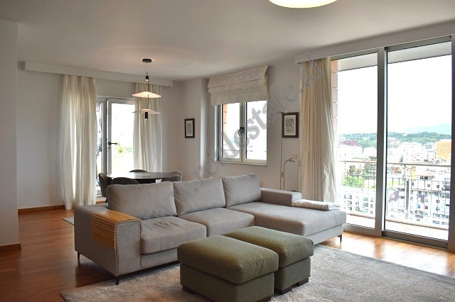 Three bedroom apartment for rent in in ETC Center in Tirana.

It is situated on the 15-th floor of
